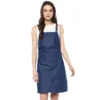 54041836419 0eab586b4a o d 1000x1000 1 Women's Denim Solid Shoulder Straps Above Knee Dress (Blue)
