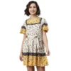 54041959580 8b25a32a40 o d 1000x1000 1 Women's Polyester Floral Flutter Above Knee Dress (Multicolor)