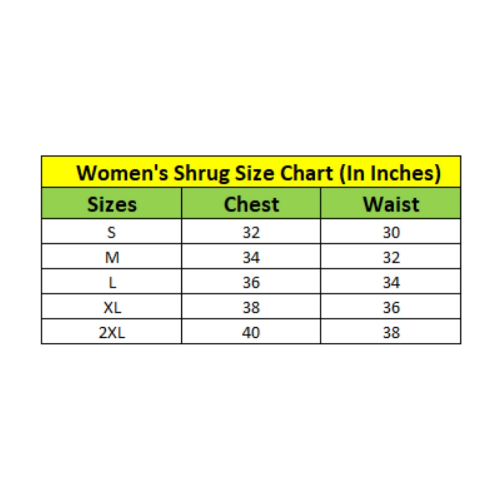 Women's Denim Smocking 3-4th Sleeves Shrug (Blue) - Image 4