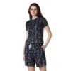 54090133623 ca056da6f7 o d 1000x1000 1 Women's Cotton Blended Printed Round Neck Half Sleeve Top - Shorts Set (Black)