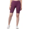 54157015126 b19ab18e55 o d 1000x1000 1 Women's Polyester Solid Above Knee High-Rise Shorts (Purple)