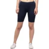 54157298918 4f34ddee99 o d 1000x1000 1 Women's Polyester Solid Above Knee High-Rise Shorts (Navy)