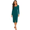 54162970181 928c45c56f o d 1000x1000 1 Women's Knitting stretchable Round Neck Full Sleeve Dress (Morpich )