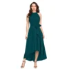 54163243183 72b6534b00 o d 1000x1000 1 Women's Polyster Solid Halter Neck Sleeveless Dress (Morpichh)