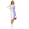54163426950 1e81268f42 o d 1000x1000 1 Women's Knitting stretchable Solid Round Neck Full Sleeve Dress (Purple)