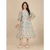 54255860993 cf7e45f213 o d 1000x1000 1 Women's Georgette Printed Round Neck Short Sleeve Dress (Pink)