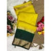 54434613547 706d4b6754 o d 1000x1000 1 Women's Khadi Cotton Solid Saree With Unstitched Blouse 5.5Mtr (Yellow)