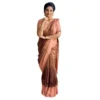 54464939017 7c39e82297 o d 1000x1000 1 Women's Silk Printed Saree With Unstitched Blouse 5.5Mtr (Brown)