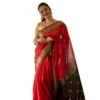 54465973689 73395d470f o d 1000x1000 1 Women's Cotton Printed Saree With Unstitched Blouse 5.5Mtr (Red)