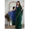 54465974489 8545125693 o d 1000x1000 1 Women's Cotton Printed Saree With Unstitched Blouse 5.5Mtr (Green)