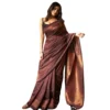 54466035918 f3b9b58199 o d 1000x1000 1 Women's Silk Printed Saree With Unstitched Blouse 5.5Mtr (Coffee)