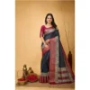 54470622555 f0ac3a57a8 o d 1000x1000 1 Women's Soft Dola Cotton Kalamkari Printed Saree With Unstitched Blouse 5.5Mtr (Grey)