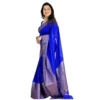 54471725557 055ba5771a o d 1000x1000 1 Women's Soft Lichi Silk Solid Saree With Unstitched Blouse 5.5Mtr (Blue)
