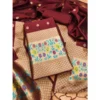 54537455555 5af232a76a o d 1000x1000 1 Women's Banarasi Silk Printed Unstitched Salwar Suit Material With Dupatta (Maroon, 3Mtrs)