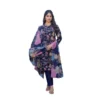 63054 1000x1000 1 Women's Cotton Blend Printed Kurti With Pant Dupatta Set (NavyBlue)