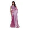 BSB178 SAZYYYmych 1 Mgta Main 1000x1000 1 Women's Jimmy choo Embellished Bollywood Saree With Unstitched Blouse 5.5Mtr (Magenta)