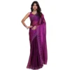 BSB178 SAZYYYmych 1 Prle Main 1000x1000 1 Women's Tissue Pure Silk Embellished Bollywood Saree With Unstitched Blouse 5.5Mtr (Purple)