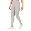 BSB259 TYYYGT Gry Main 1000x1000 1 Women's Polyester Solid Ankle length High Waisted Tights (Grey)