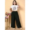 BSB261 WB1002 Main 1000x1000 1 Women's Casual Rayon Solid Ankle Length Palazzo (Black, Free Size)