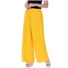 BSB261 WB1004 Main 1000x1000 1 Women's Casual Rayon Solid Ankle Length Palazzo (Yellow , Free Size)
