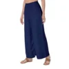 BSB261 WB1008 Main 1000x1000 1 Women's Casual Rayon Solid Ankle Length Palazzo (Navy Blue , Free Size)