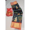 BSB98 SANW1053 Main 1000x1000 1 Women's Digital Dolla Silk Printed Saree With Unstitched Blouse 5.5Mtr (Black)