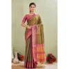 PID 62421 Generic Women s Silk Blended Jaquard Woven Saree With Unstitched Blouse 5 5 Mtr Green 1 1000x1000 1 Women's Silk Blended Jaquard Woven Saree With Unstitched Blouse 5.5Mtr (Green)