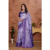 PID 62432 Generic Women s Banarasi Silk Jaquard Woven Saree With Unstitched Blouse 5 5 Mtr Purple 1 1000x1000 1 Women's Banarasi Silk Jaquard Woven Saree With Unstitched Blouse 5.5Mtr (Purple)