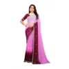 PID 62437 Generic Women s Chiffon Embroidred Saree With Unstitched Blouse 5 5 Mtr Pink 1 1000x1000 1 Women's Chiffon Embroidred Saree With Unstitched Blouse 5.5Mtr (Pink)