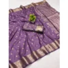 PID 62467 Generic Women s Jacquard Silk Jaquard Woven Saree With Unstitched Blouse 5 5 Mtr Purple 1 1000x1000 1 Women's Jacquard Silk Jaquard Woven Saree With Unstitched Blouse 5.5Mtr (Purple)
