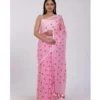 PID 62474 Generic Women s Linen Printed Saree With Unstitched Blouse 5 5 Mtr Pink 1 1000x1000 1 Women's Linen Printed Saree With Unstitched Blouse 5.5Mtr (Pink)