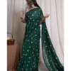 PID 62477 Generic Women s Linen Printed Saree With Unstitched Blouse 5 5 Mtr Green 1 1000x1000 1 Women's Linen Printed Saree With Unstitched Blouse 5.5Mtr (Green)