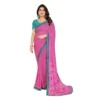PID 62547 Generic Women s Georgette Printed Saree With Unstitched Blouse 5 5 Mtr Pink 1 1000x1000 1 Women's Georgette Printed Saree With Unstitched Blouse 5.5Mtr (Pink)