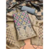 PID 62672 Generic Womens Banarasi Silk Printed Unstitched Salwar Suit Material With Dupatta Grey 3 M 1000x1000 1 Women's Banarasi Silk Printed Unstitched Salwar Suit Material With Dupatta (Grey, 3Mtrs)
