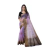 PID 63038 Generic Women s Orgenza jacquard Embellished Saree With Unstitched Blouse 5 5 Mtr Purple 1 1000x1000 1 Women's Organza jacquard Embellished Saree With Unstitched Blouse 5.5Mtr (Purple)