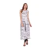 PID 63332 Women s Casual Crepe Sleeveless Slit Dress White 1 1000x1000 1 Women's Casual Crepe Sleeveless Slit Dress (White)