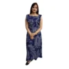 PID 63343 Women s Casual Crepe Sleeveless Dress Blue 1 1000x1000 1 Women's Casual Crepe Sleeveless Dress (Blue)