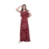 PID 63352 Women s Casual Crepe Sleeveless Dress Maroon 1 1000x1000 1 Women's Casual Crepe Sleeveless Dress (Maroon)