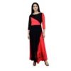 PID 63382 Women s Casual Rayon 3 4th Sleeves Maxi Pink 1 1000x1000 1 Women's Casual Rayon 3-4th Sleeves Maxi Dress (Pink)