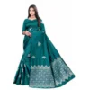 PID 63574 Women s Soft Lichi Silk Printed Saree With Unstitched Blouse 5 5 Mtr Rama 1 1000x1000 1 Women's Soft Lichi Silk Printed Saree With Unstitched Blouse 5.5Mtr (Rama)