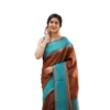 PID 63624 Women s Soft Lichi Silk Printed Saree With Unstitched Blouse 5 5 Mtr Brown 1 1000x1000 1 Women's Soft Lichi Silk Printed Saree With Unstitched Blouse 5.5Mtr (Brown)