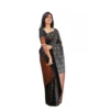 PID 63626 Women s Soft Lichi Silk Printed Saree With Unstitched Blouse 5 5 Mtr Black 1 1000x1000 1 Women's Soft Lichi Silk Printed Saree With Unstitched Blouse 5.5Mtr (Black)