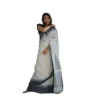 PID 63652 Women s Soft Lilan Printed Saree With Unstitched Blouse 5 5 Mtr White Black 1 1000x1000 1 Women's Soft Lilan Printed Saree With Unstitched Blouse 5.5Mtr (White-Black)
