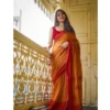 PID 63653 Women s Soft Lilan Printed Saree With Unstitched Blouse 5 5 Mtr Mustard 1 1000x1000 1 Women's Soft Lilan Printed Saree With Unstitched Blouse 5.5Mtr (Mustard )