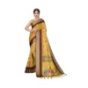 PID 63894 Women s Cotton Silk Printed Saree With Unstitched Blouse 5 5 Mtr Yellow 1 1000x1000 1 Women's Cotton Silk Printed Saree With Unstitched Blouse 5.5Mtr (Yellow)