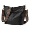PID 63977 Women s PU Leather Zipper Handbag Brown 1 1000x1000 1 Women's PU Leather Zipper Handbag (Black)