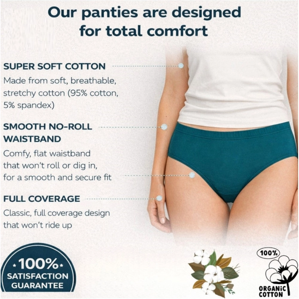 Pack of_12 Women's Cotton Solid Hipster Panty (Multicolor) - Image 4