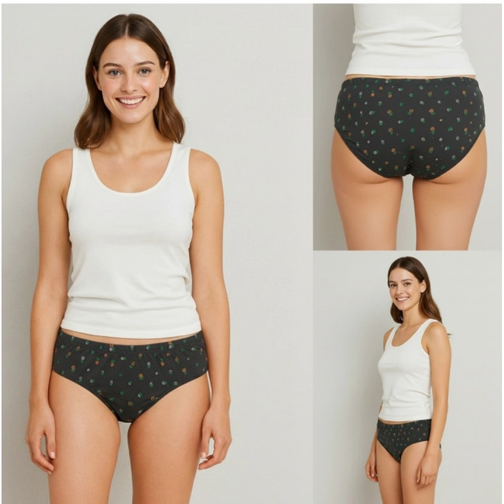Pack of_3 Women's Cotton Printed Hipster Panty (Multicolor) - Image 4