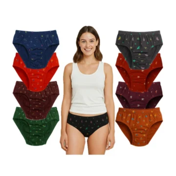 Pack of_9 Women's Cotton Printed Hipster Panty (Multicolor)