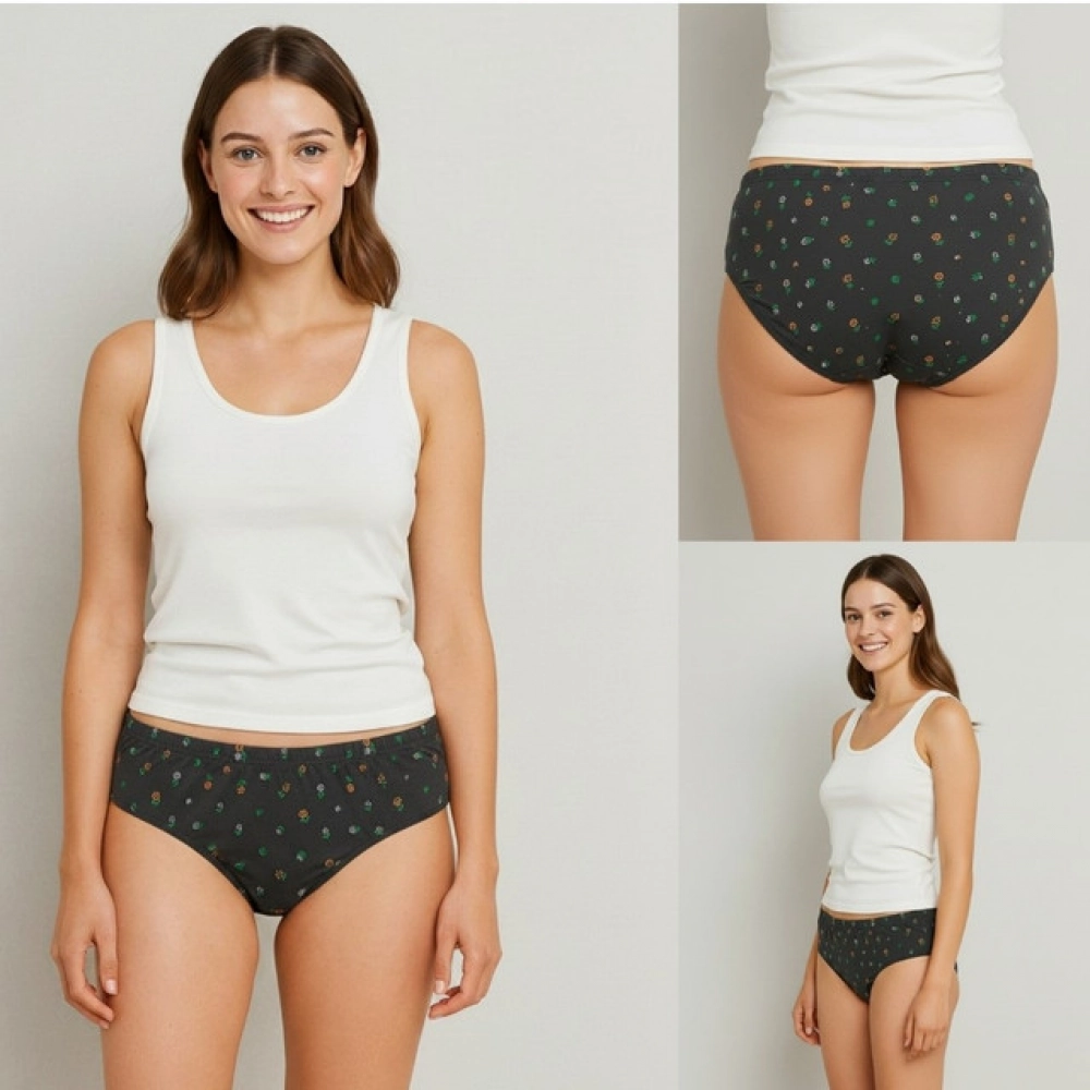 Pack of_9 Women's Cotton Printed Hipster Panty (Multicolor) - Image 4